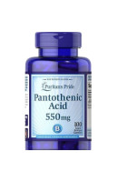 Pantothenic Acid 550мг Puritan's Pride (100 капсул)