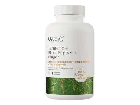  Turmeric Black Pepper Ginger Ostrovit (90 таблеток)