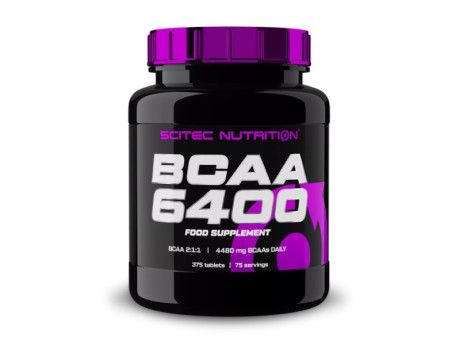 BCAA 6400 SCITEC NUTRITION (375 таблеток)