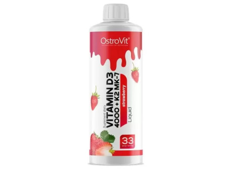 Vitamin D3 4000+K2 MK-7 Liquid OstroVit (500 мл)