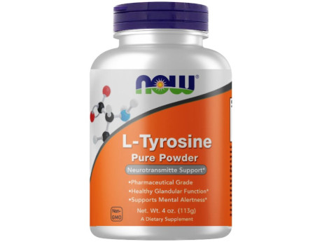 L-Tyrosine Powder NOW (113 грамів)