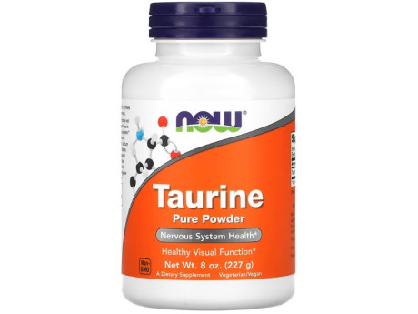 Taurine Pure Powder NOW Foods (227 грамів)