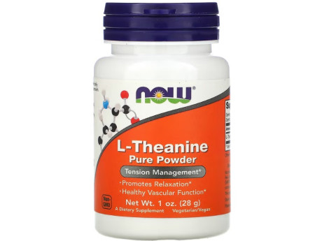 L-Theanine Pure Powder Now Foods (28 грамів)