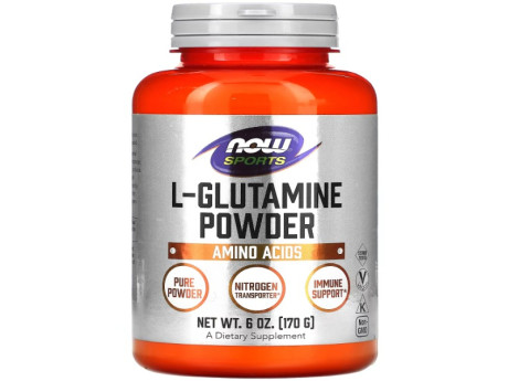 L-Glutamine NOW Foods (170 грамм)
