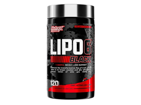 Lipo-6 Black powerful weight loss support (120 капсул)
