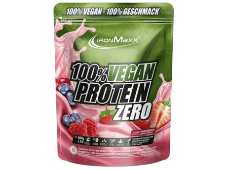 100% Vegan Protein Zero IronMaxx (500 грамів)
