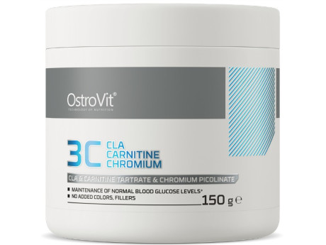 3C CLA Carnitine Chrome OstroVit (150 грамів)