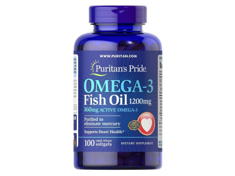 Omega-3 Fish Oil 1000 мг (100 капсул)