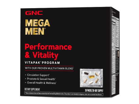Mega Men Vitapak Performance and Vitality GNC (30 пакетов)