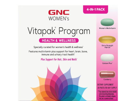 Women's Vitapak Program Health & Wellness GNC (30 пакетов)