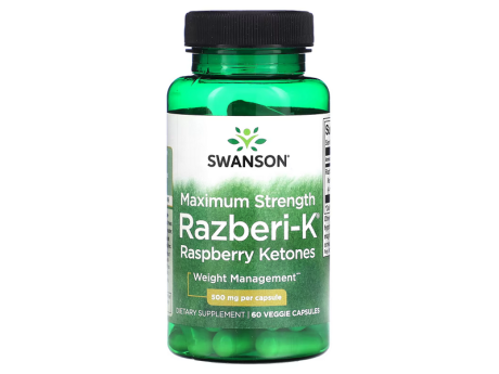 Raspberry Ketones 500мг Swanson (60 вег капсул)