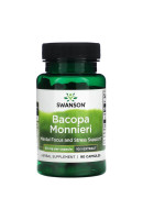 Bacopa Monnieri - 10:1 Extract 50мг Swanson (90 капсул)