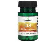 Vitamin D3 1,000 IU Swanson (60 капсул)