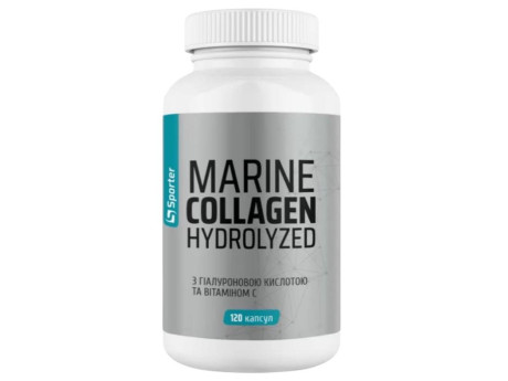 Marine Collagen + Hyaluronic Acid Sporter (120 капсул)