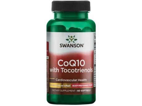 CoQ10 200мг Swanson (60 капсул)