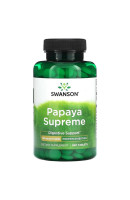 Papaya Supreme 50мг Swanson (300 таблеток)