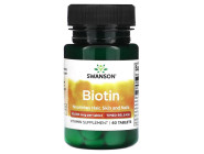 Biotin 10 000мкг Time-Release Swanson (60 таблеток)
