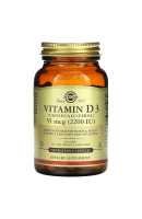 Vitamin D3 55мкг 2200 IU Solgar (100 капсул)
