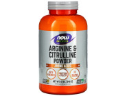 ARGININE & CITRULLINE POWDER&nbsp;12 OZ NOW foods (340 грамів)