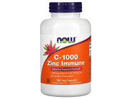 C-1000 ZINC IMMUNE Now Foods (180 вег капсул)