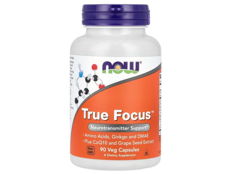 TRUE FOCUS Now Foods (90 капсул)