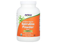 Organic Spirulina Powder 1 LB NOW foods (454 грамів)
