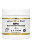 NMN Powder 300мг California Gold Nutrition (30 грамм)