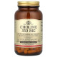 Choline 350мг Solgar (100 вег капсул)