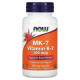 MK-7 Vitamin K-2 100мкг NOW foods (120 вег капсул)