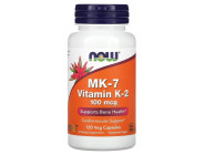 MK-7 Vitamin K-2 100мкг NOW (120 вег капсул)