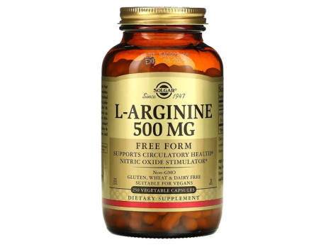 Taurine 500мг Solgar (250 вег капсул)