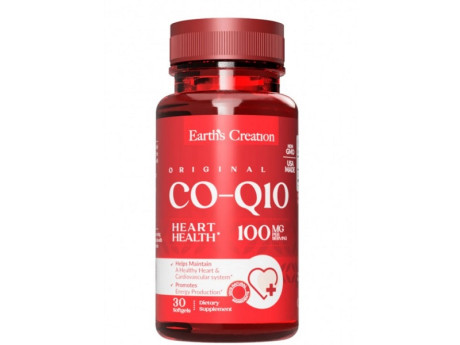 Co-Q 10 100мг Earth‘s Creation (30 капсул)