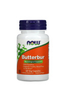 BUTTERBUR EXT 75мг Now Foods (60 вег капсул)