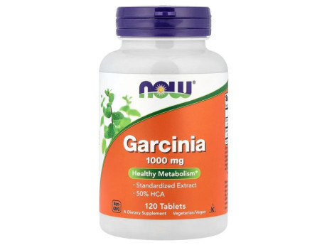 GARCINIA 1000мг Now Foods (120 таблеток)