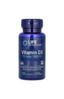 Vitamin D3 25мкг (1000 IU) Life Extension (250 капсул)