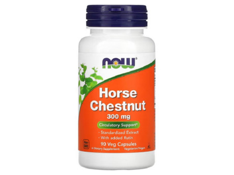 Horse Chestnut 300мг Now Foods (90 вег капсул)