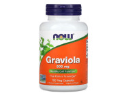 Graviola 500мг Now Foods (100 вег капсул)