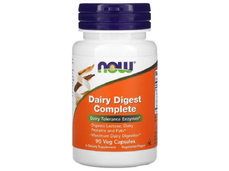 Dairy Digest Complete Now Foods (90 вег капсул)