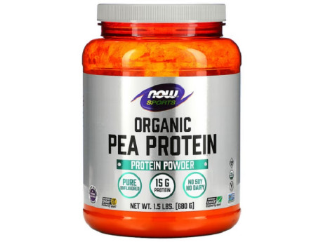 Organic Pea Protein Now Foods (680 грамм)