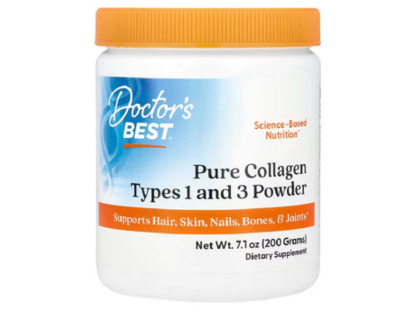 Collagen Types 1 and 3 Doctor's Best (200 грамів)