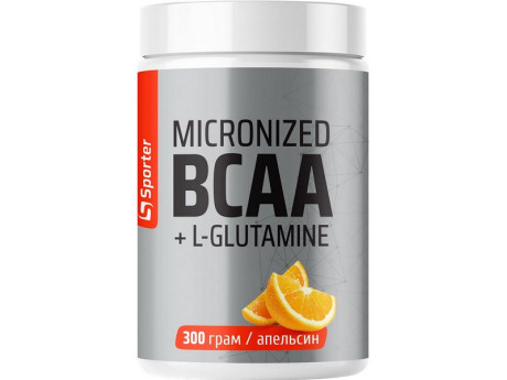 Micronized BCAA + L-Glutamine Sporter (300 грамів)