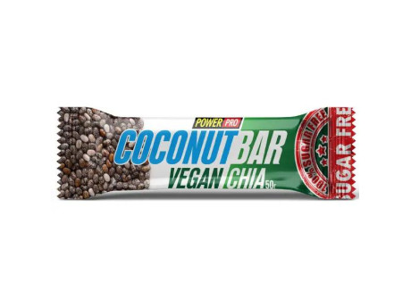 Батончик Coconut bar Vegan Chia Power Pro (50 грамів)