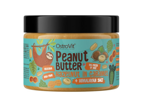 Peanut Butter + Hazelnut in caramel + Hymalayan Salt Ostrovit (500 грамм)