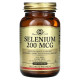Selenium 200мкг Solgar (100 таблеток)
