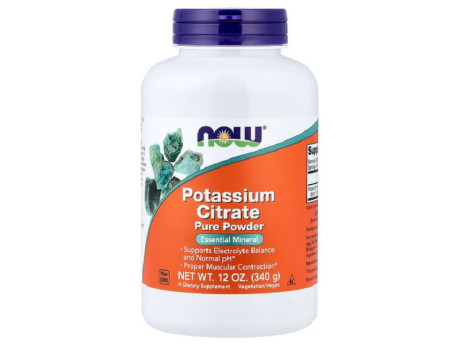 Potassium Citrate Powder Now Foods (340 грамів)