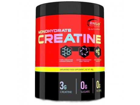 Creatine Monohydrate Genius Nutrition (400 грамів)