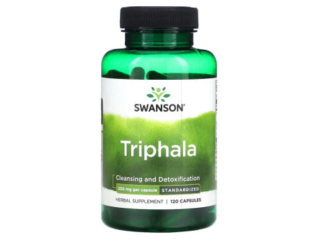 Triphala 250мг Swanson (120 капсули) (06/2026)