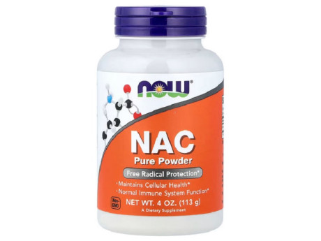 NAC Pure Powder Now Foods (113 грамів)