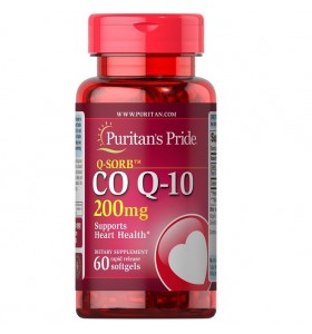 Q-Sorb Co Q-10 200 мг Puritan's Pride (60 капсул)