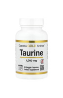 L-Taurine 1000мг California Gold Nutrition (60 вег капсул)